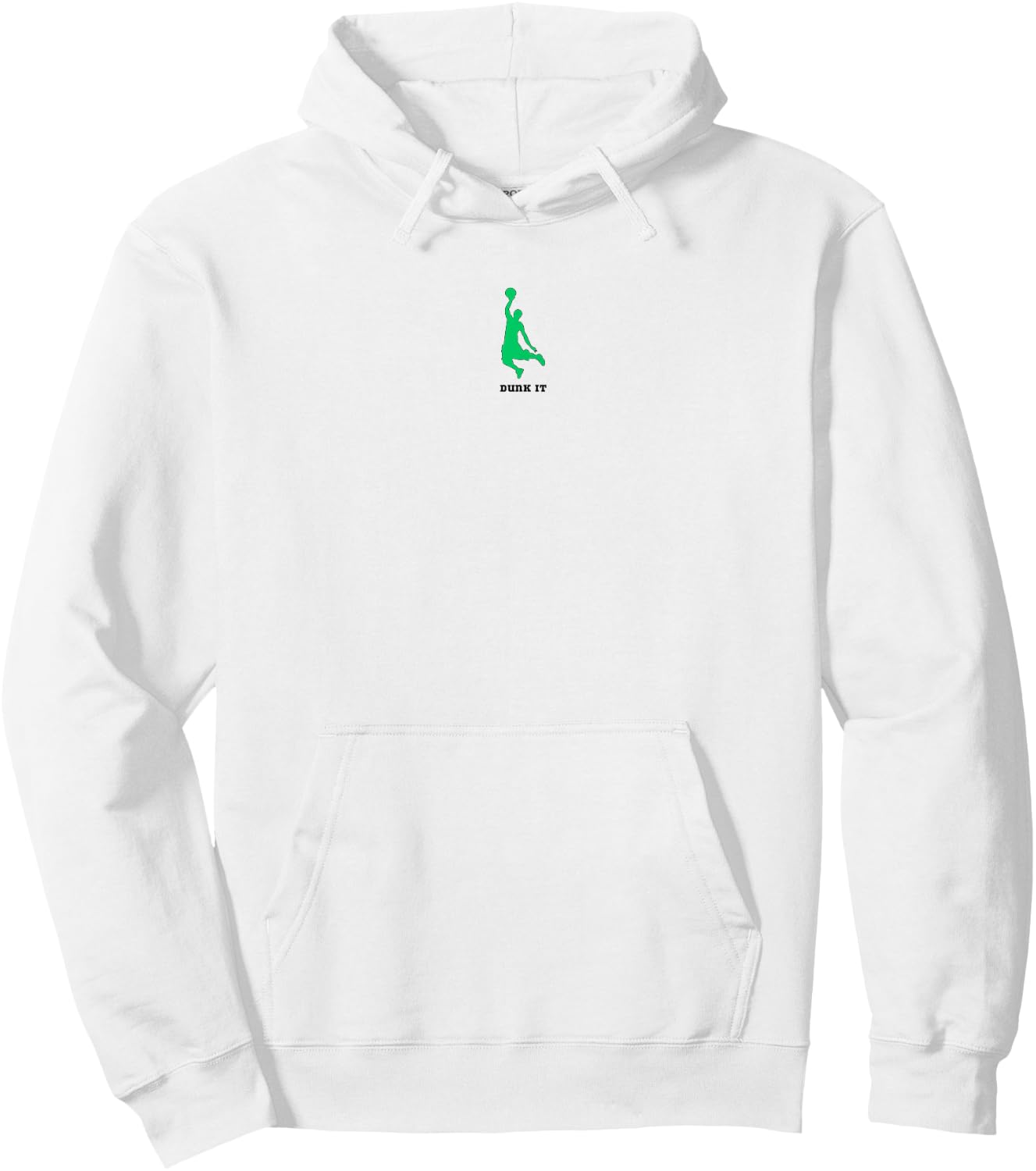 Dunk It Basketball Hoodie - Hoodie | White