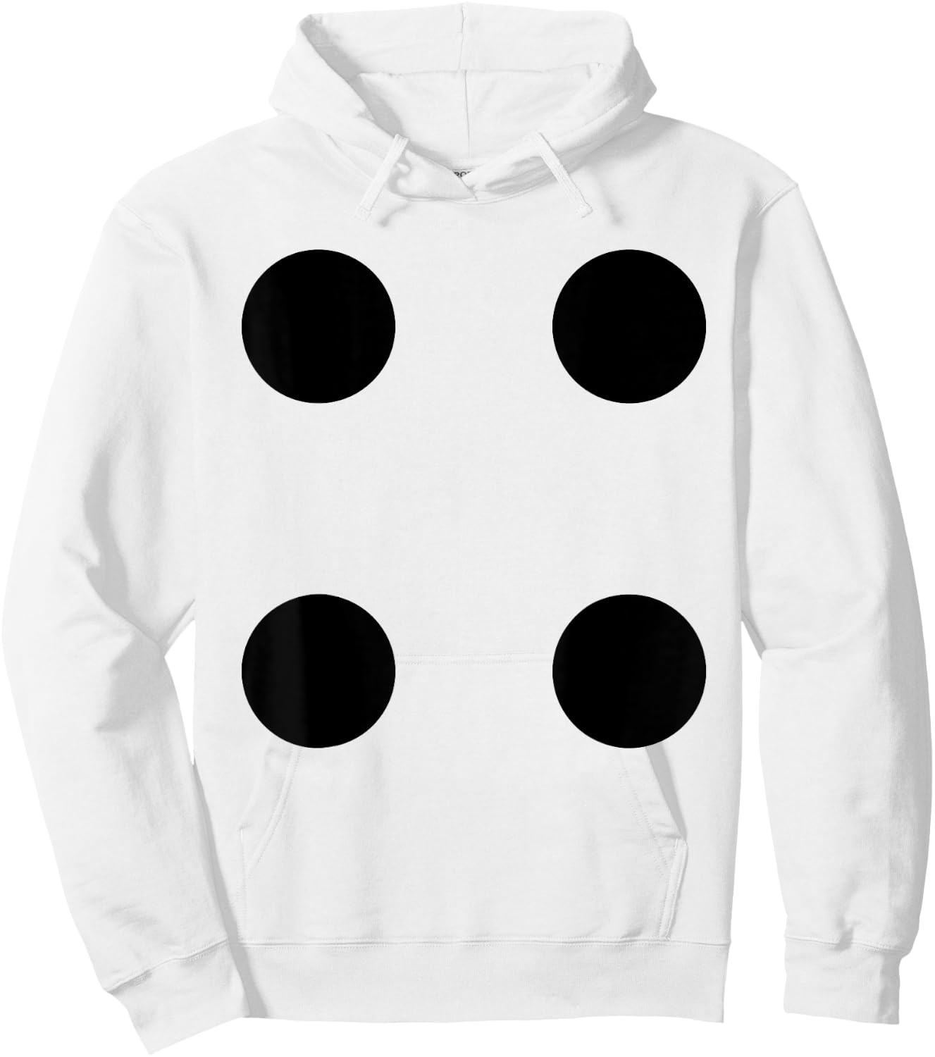 Human Dice Number 4 Group Matching Halloween Costume Family Hoodie - Hoodie | White