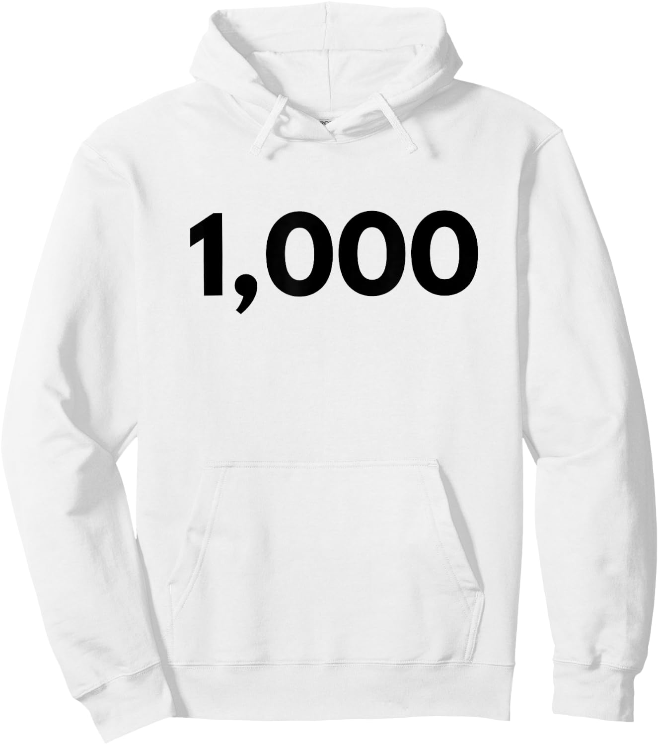 Number 1000 - Best One Thousand Year Old Hoodie - Hoodie | White