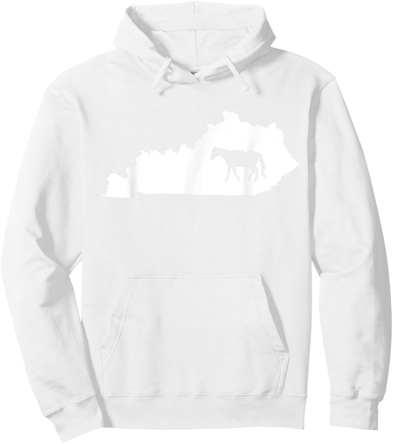 Kentucky Horse Map - Gift Men and Kids Hoodie - Hoodie | White