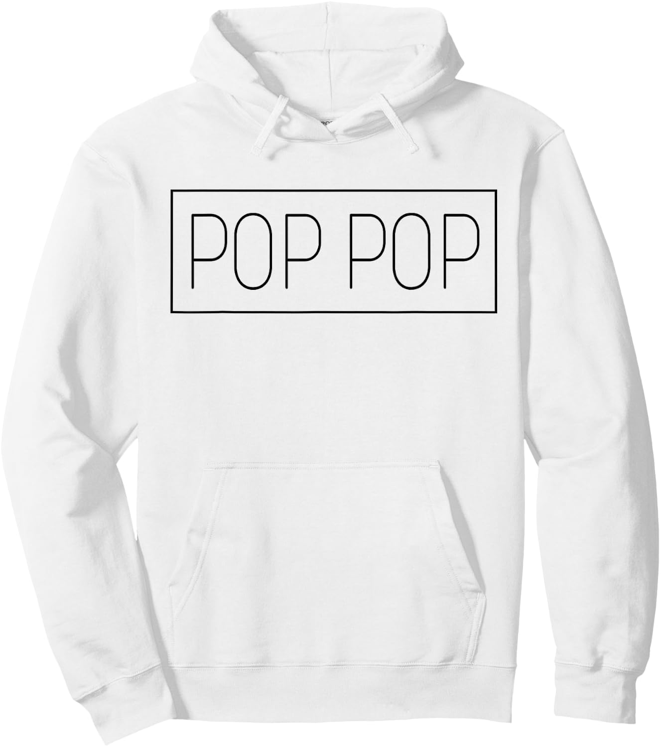 Retro Personalized Name Pop Pop Distressed Vintage Hoodie - Hoodie | White