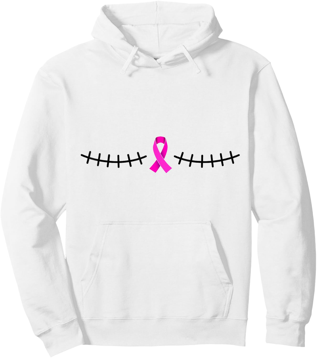 Double mastectomy scar breast cancer survivor Hoodie - Hoodie | White