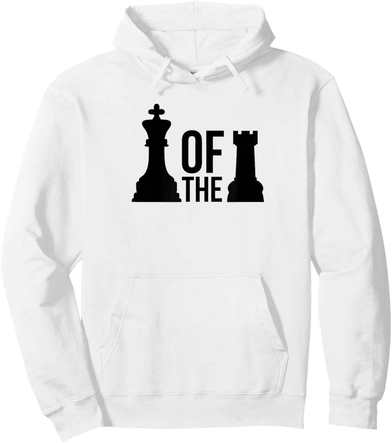Funny King of the Castle Chess Piece Master Shirt Gift Hoodie - Hoodie | White