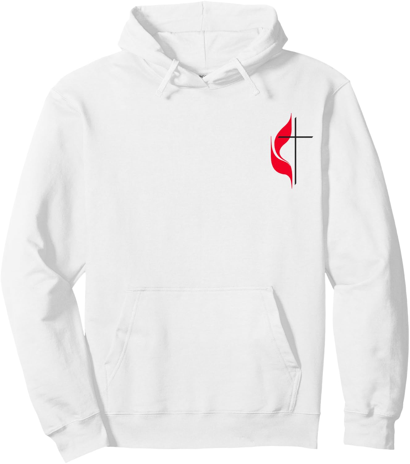 Methodist Cross Flag Christian Methodists Protestant Church Hoodie - Hoodie | White
