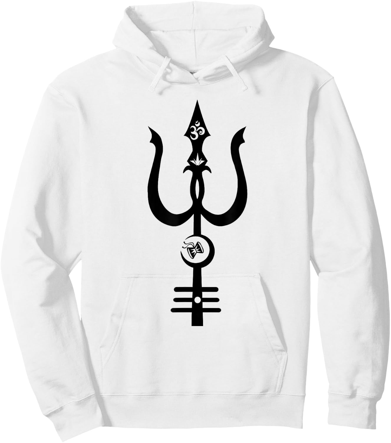 Kundalini Shiva's Trident Design - Awesome Gifts Hoodie - Hoodie | White