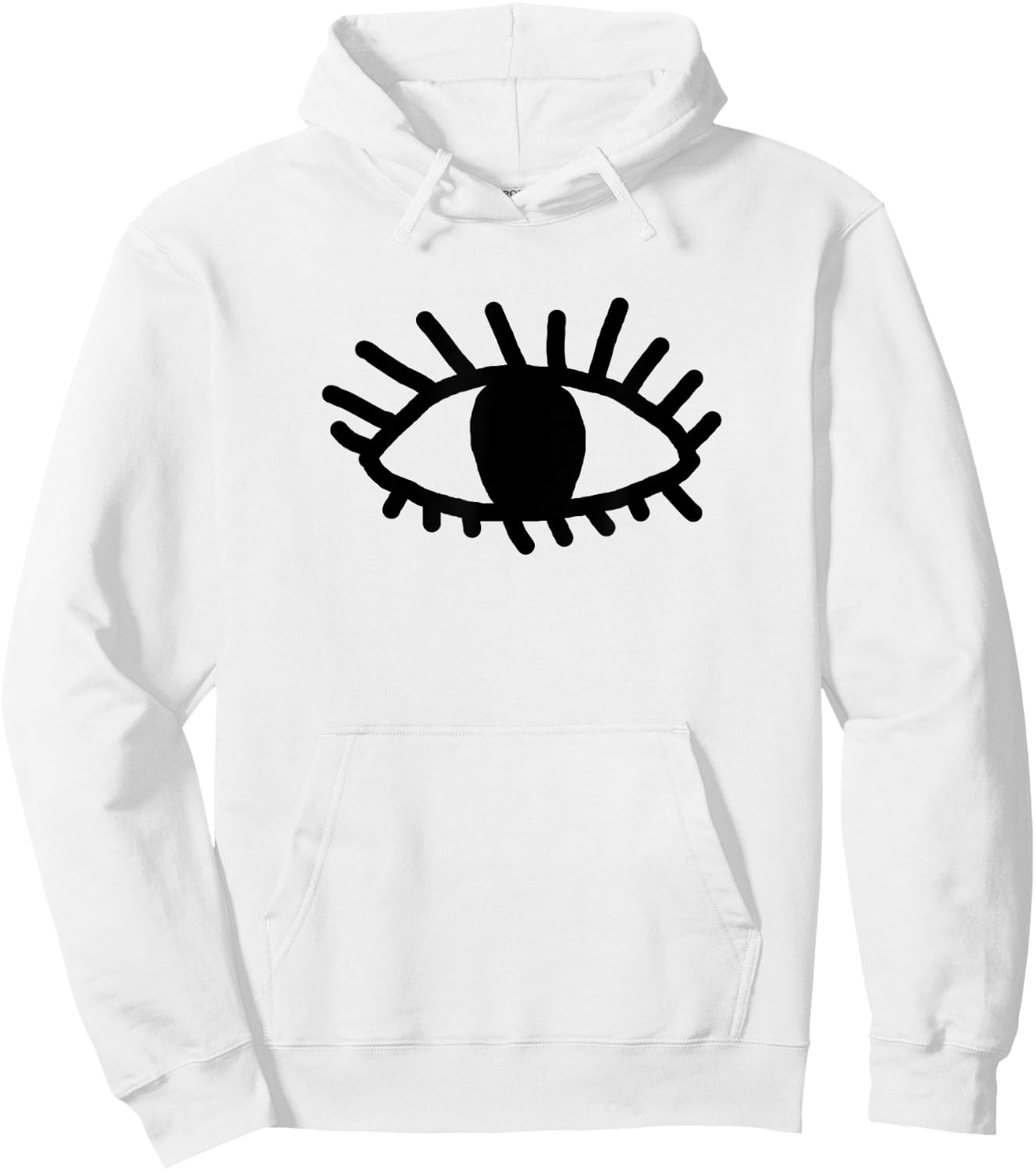 Third Eye Open Chakra Mystical All Seeing Eye Hoodie - Hoodie | White
