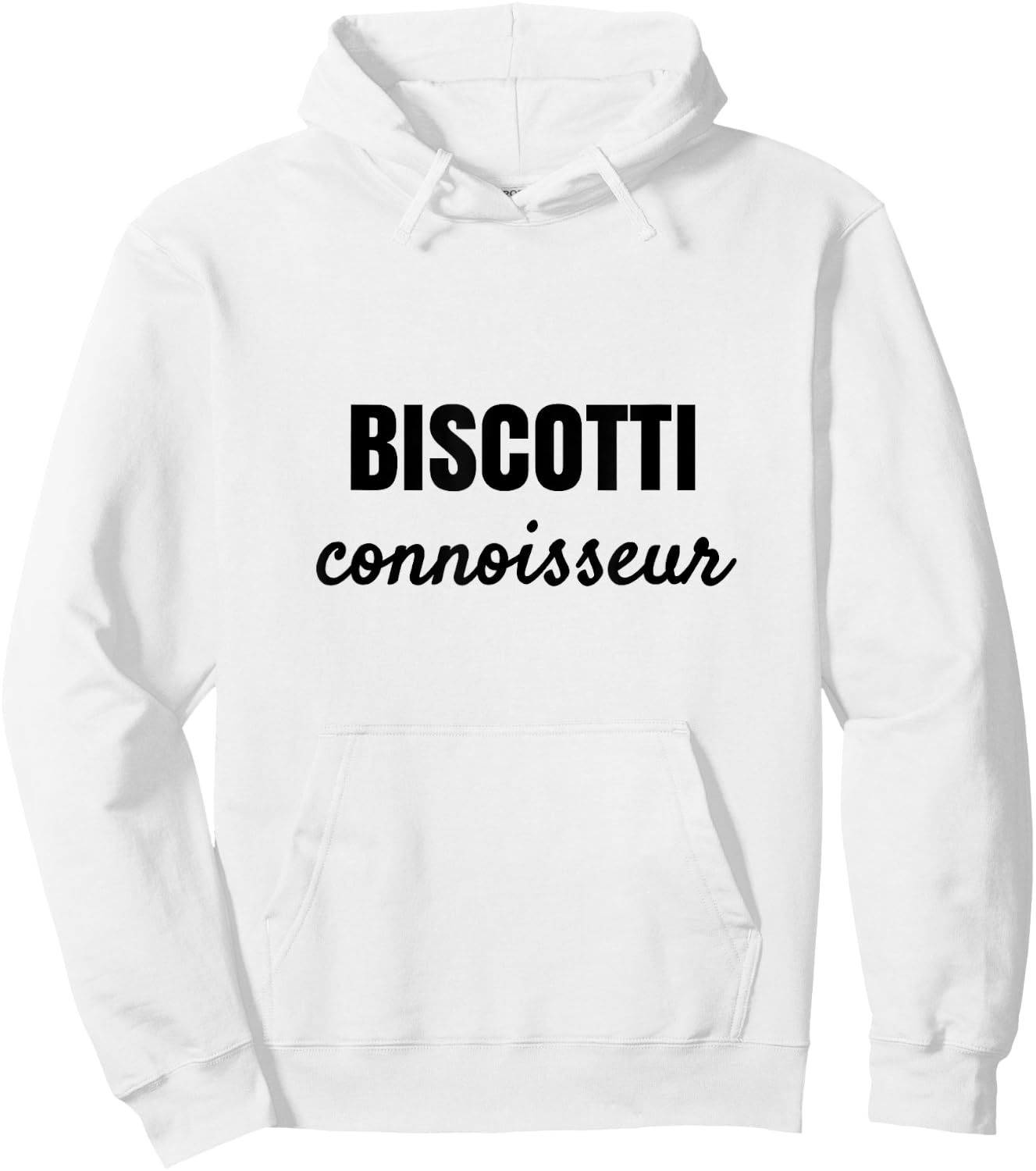 Biscotti Connoisseur Dessert Lovers Hoodie - Hoodie | White