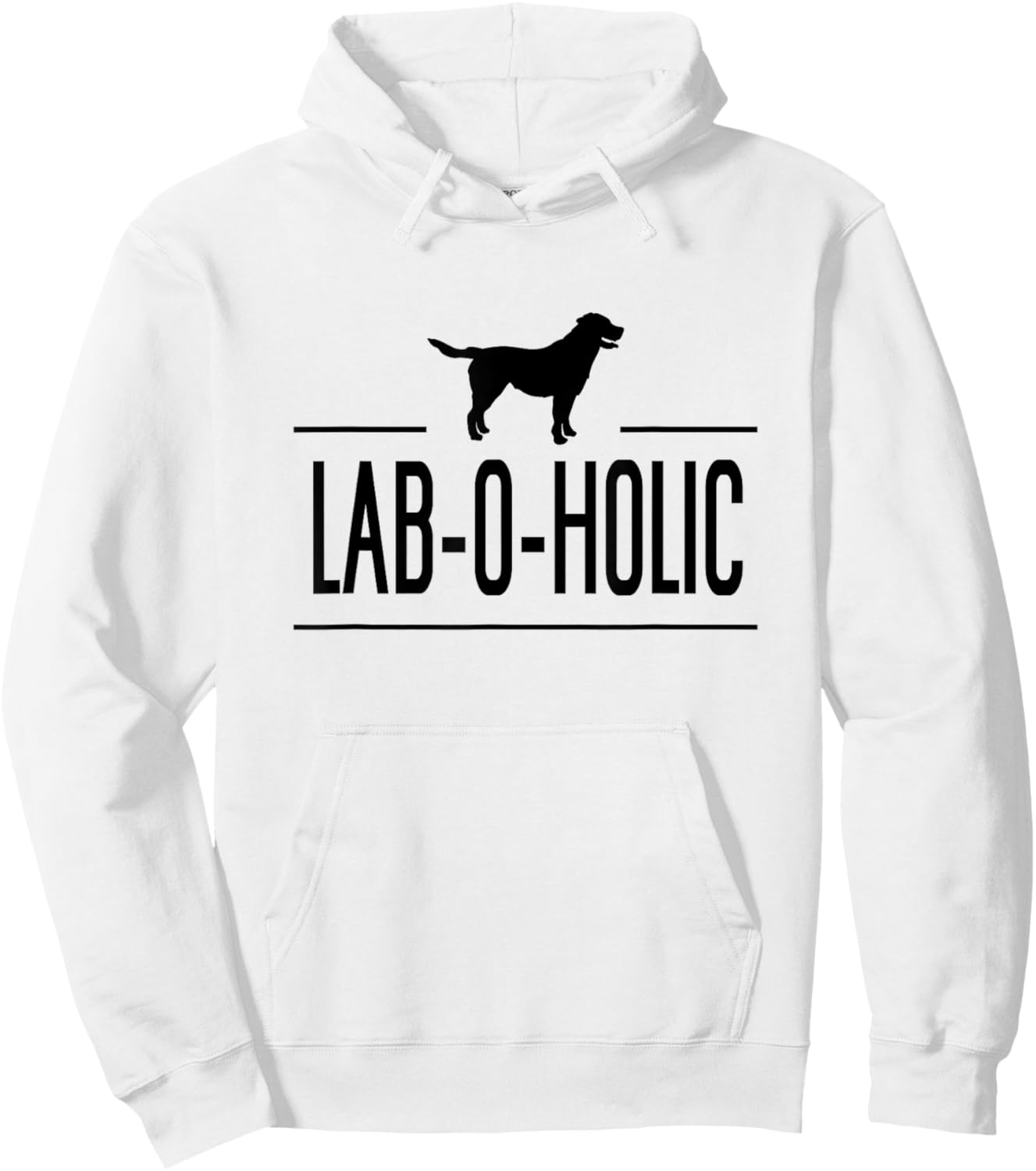 LAB-O-HOLIC LABRADOR RETRIEVER Gift Shirt Hoodie - Hoodie | White
