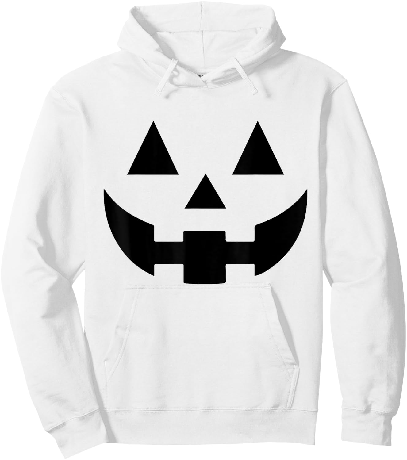 Vintage Pumpkin Face Jackolantern Jack O Lantern Halloween Hoodie - Hoodie | White