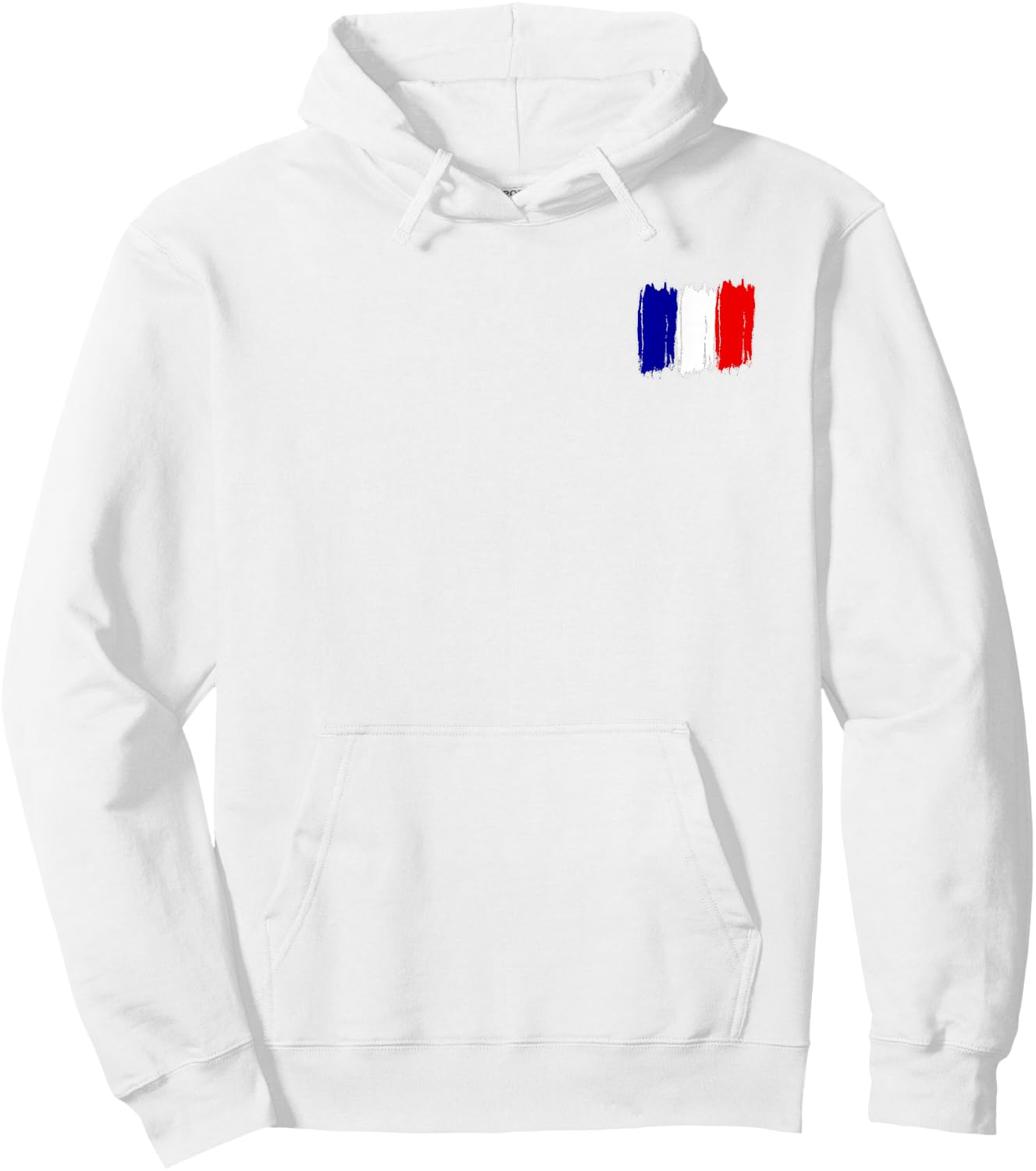 Drapeau France simple bleu blanc rouge 14 juillet , white, S Hoodie - Hoodie | White