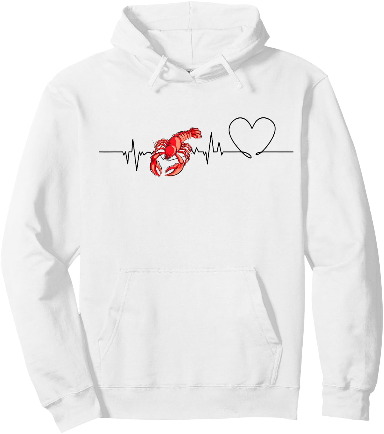 Love lobster women Shirt lobster Lovers men, kids and girls Hoodie - Hoodie | White