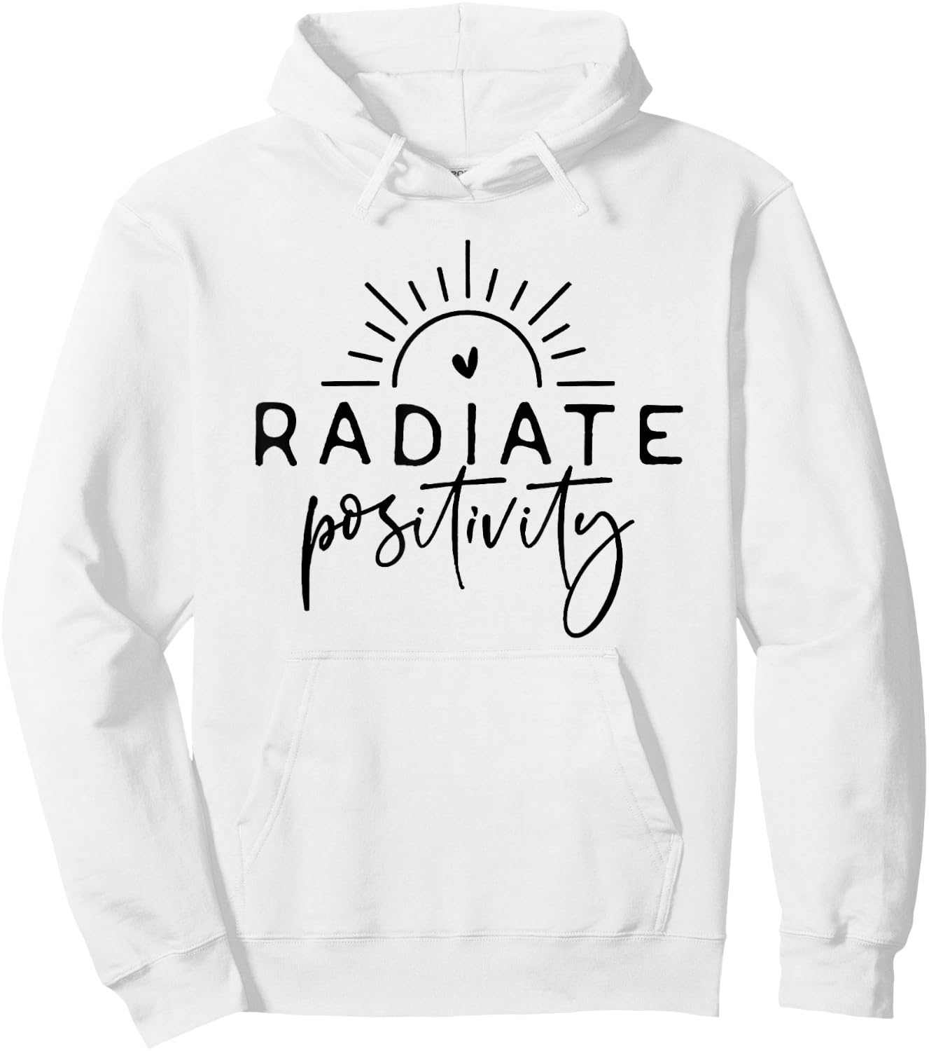 Radiate Positivity Hoodie - Hoodie | White