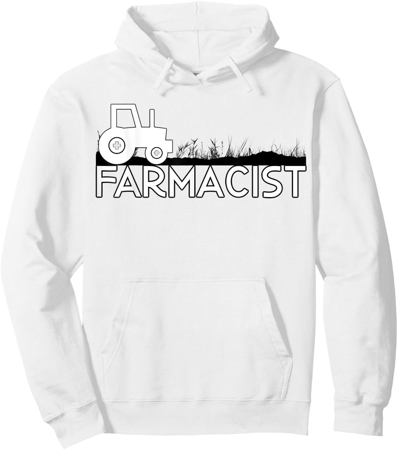 Farmacist cultivating god's apothecary - Unique Farmer Gift Hoodie - Hoodie | White