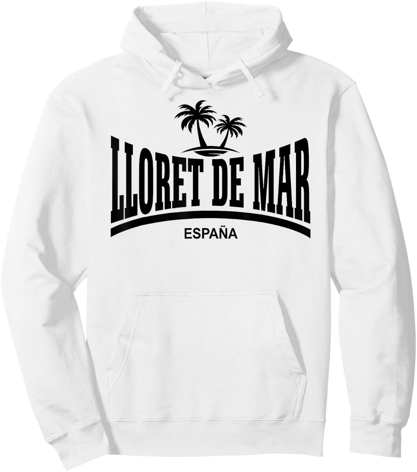 Lloret De Mar - Espana + Palmiers Hoodie - Hoodie | White