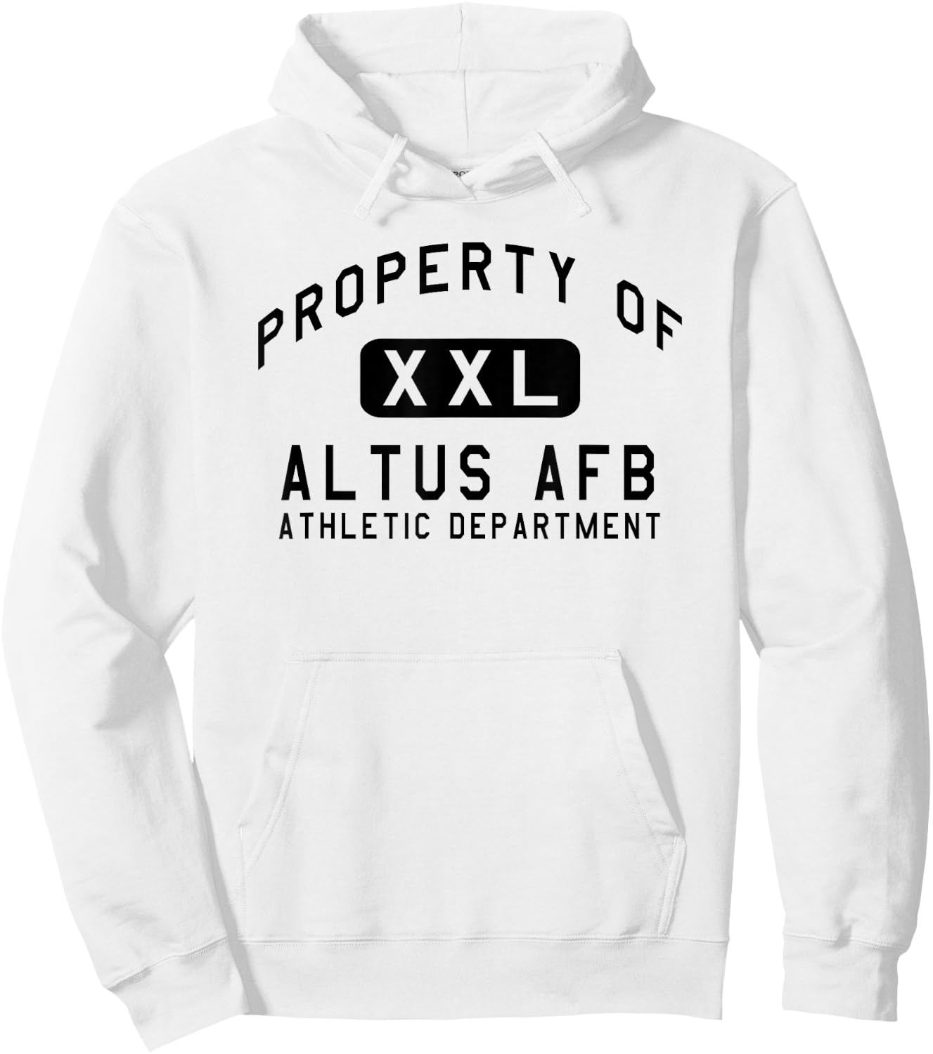 Property of Altus AFB Athletic Department Hoodie - Hoodie | White