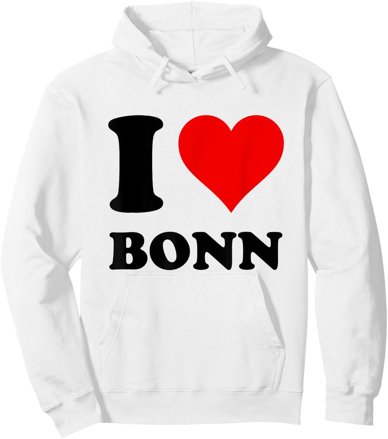 Ich Liebe Bonn Hoodie - Hoodie | White