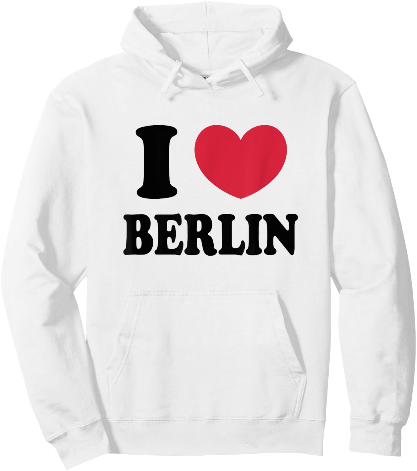 I Love Berlin , white, S Hoodie - Hoodie | White