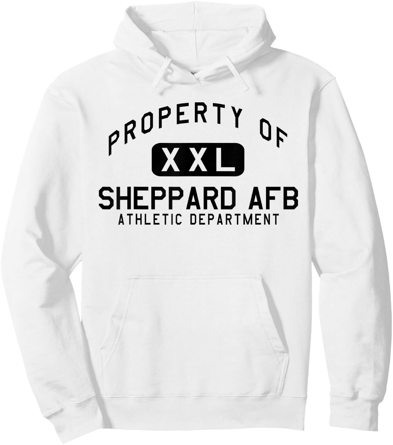 Property of Sheppard AFB Athletic Department Hoodie - Hoodie | White
