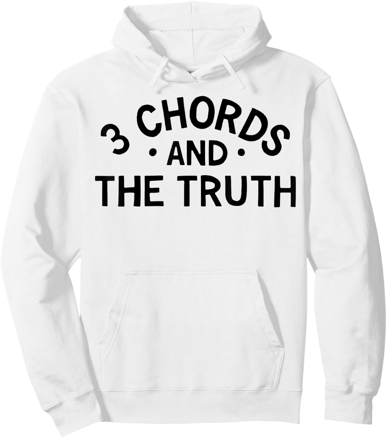 3 Chords And The Truth Hoodie - Hoodie | White