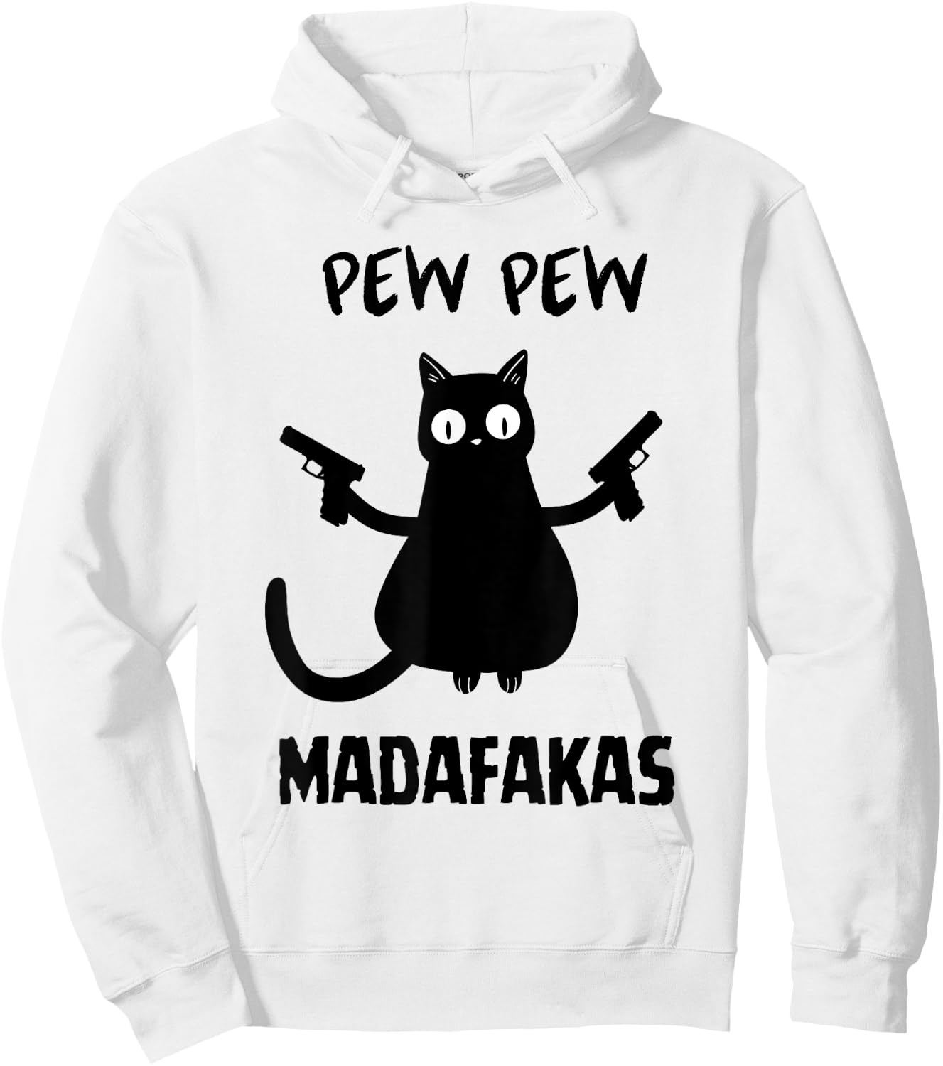 Funny Cat Halloween Madafakas Cat Halloween Spooky Black Cat Hoodie - Hoodie | White