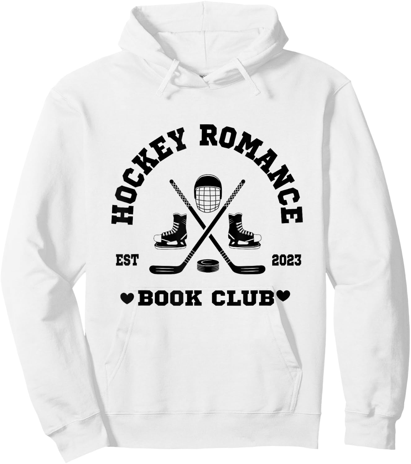 Hockey Romance Book Club Hoodie - Hoodie | White
