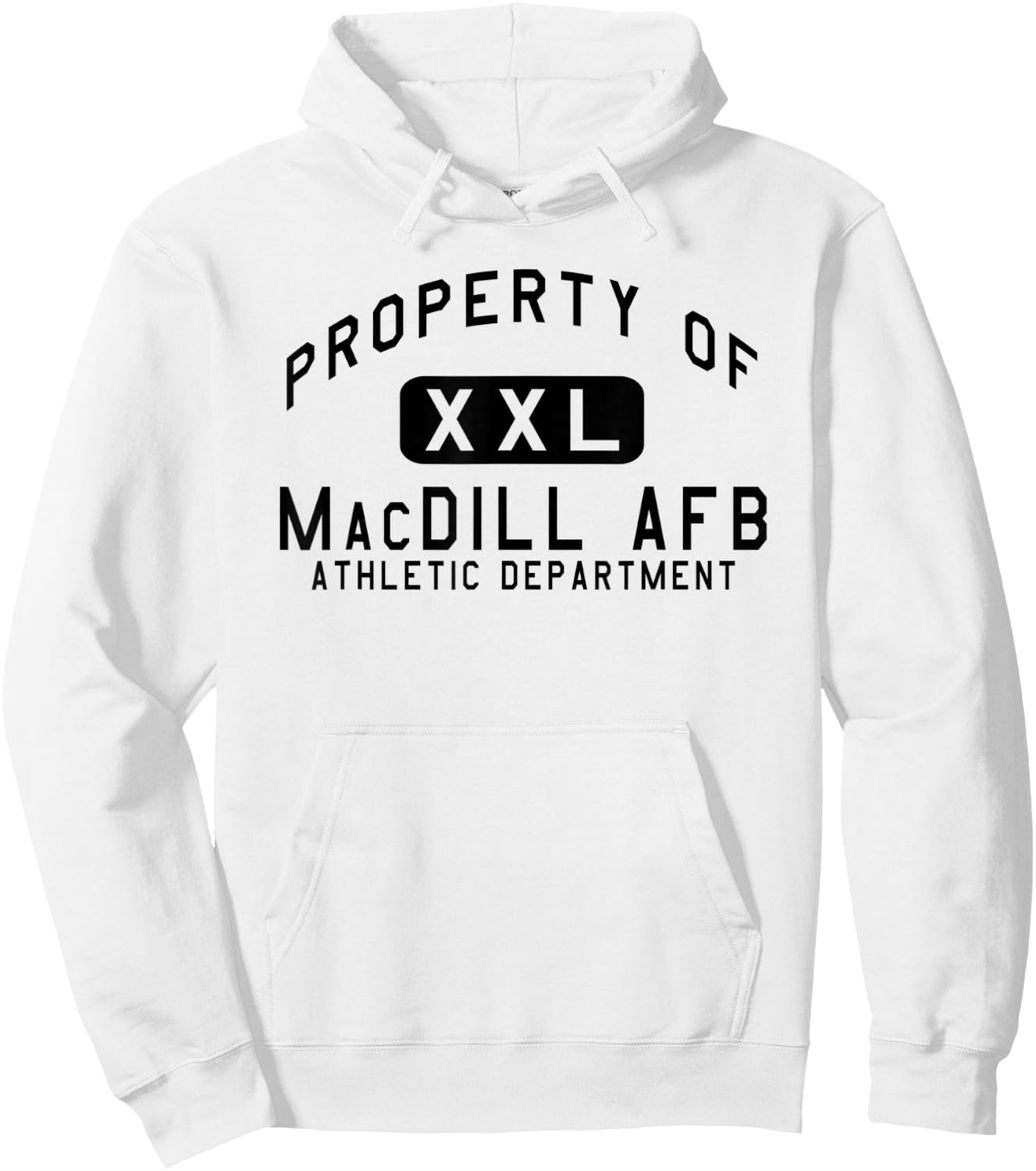 Property of MacDill AFB Athletic Department Hoodie - Hoodie | White