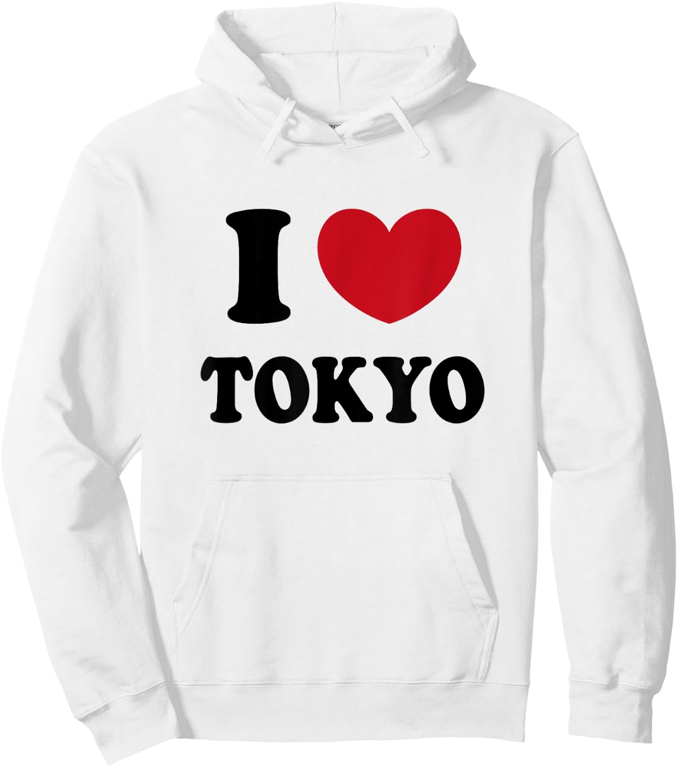 I Love Tokyo , white, S Hoodie - Hoodie | White