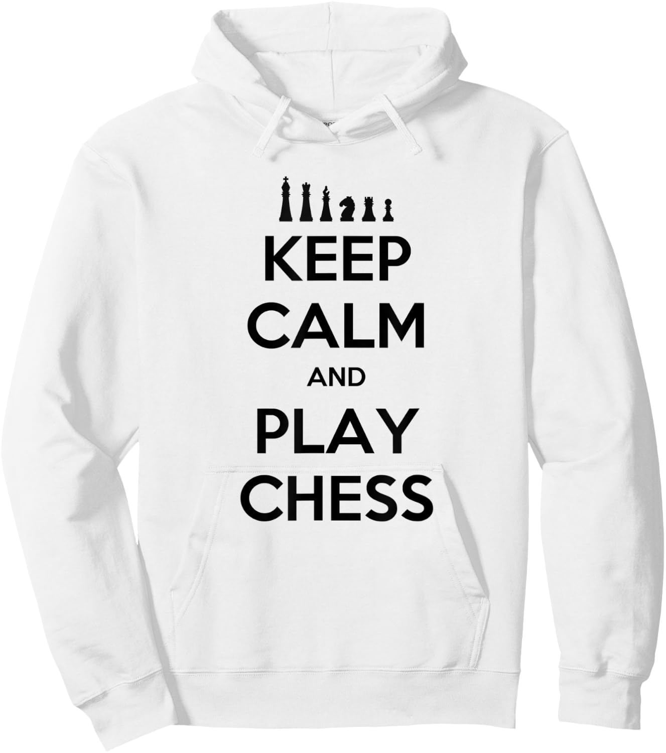 Keep Calm And Play Chess Chessmaster Master Gift Hoodie - Hoodie | White