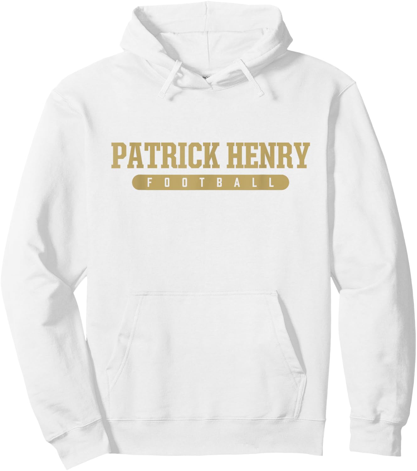 Patrick Henry High School Football Hoodie - Hoodie | White