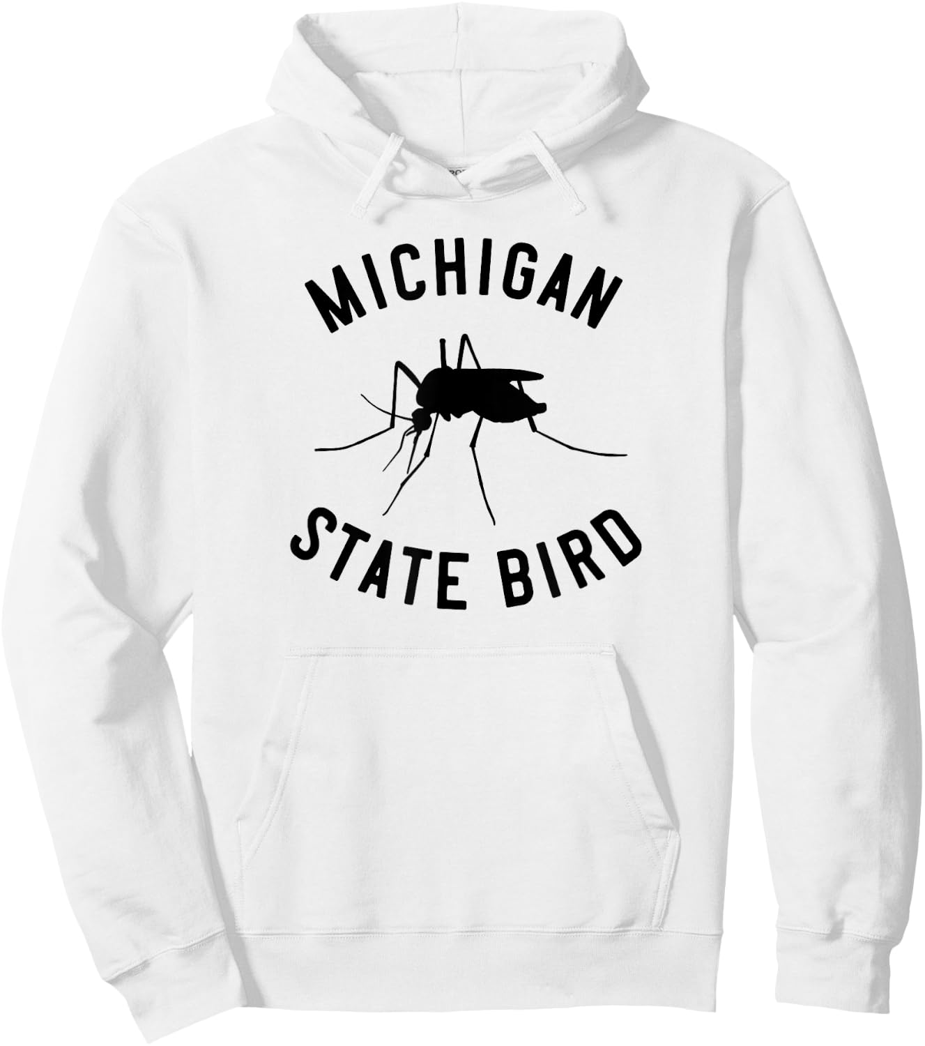 Classic Michigan Mosquito State Bird Hoodie - Hoodie | White