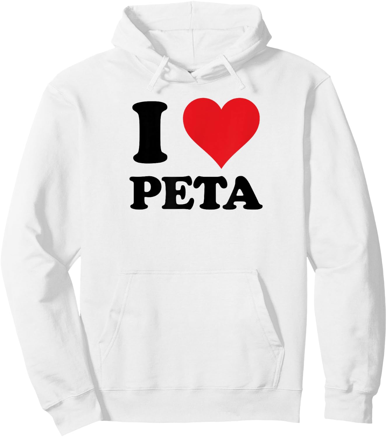 I Heart Peta First Name I Love Custom Stuff Hoodie - Hoodie | White