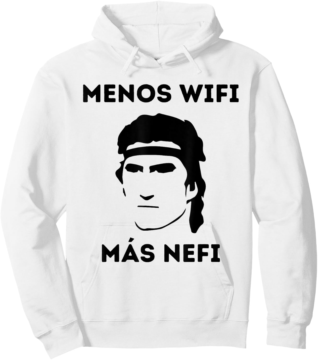 "Less Wifi More Nephi" Funny LDS Spanish Missionary Gift Hoodie - Hoodie | White