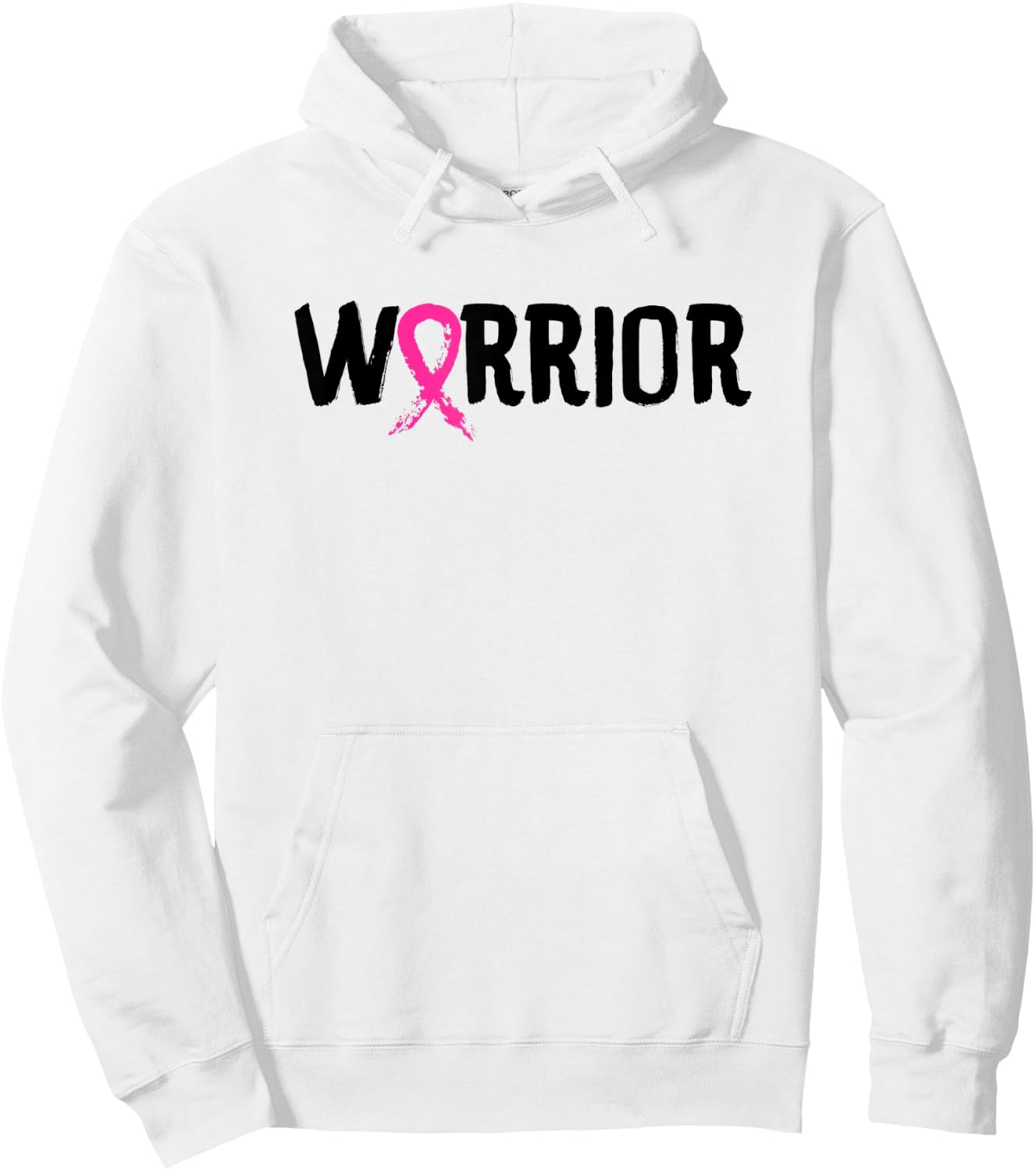 Warrior - Breast Cancer Awareness Shirt Gift Hoodie - Hoodie | White
