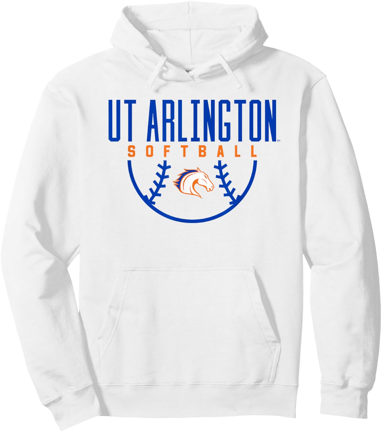University of Texas at Arlington UTA Mavericks Softball Hoodie - Hoodie | White