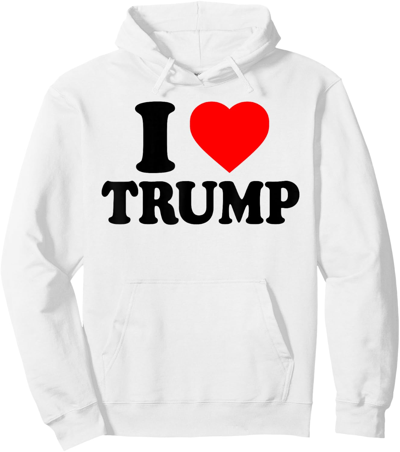 Ich Liebe Trump Shirt - Männer Frauen - I Love Trump Hoodie - Hoodie | White