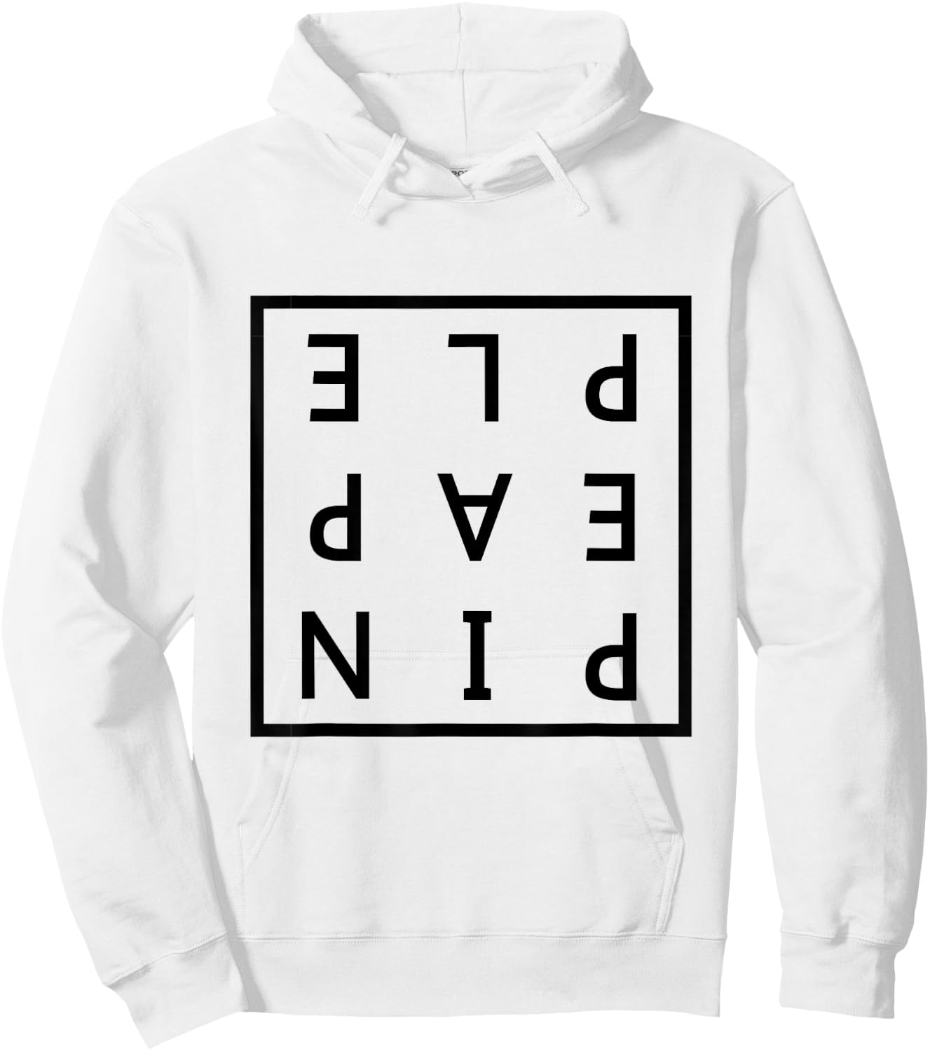 Upside Down Pineapple Swinger Lifestyle Naughty Adult Humor Hoodie - Hoodie | White