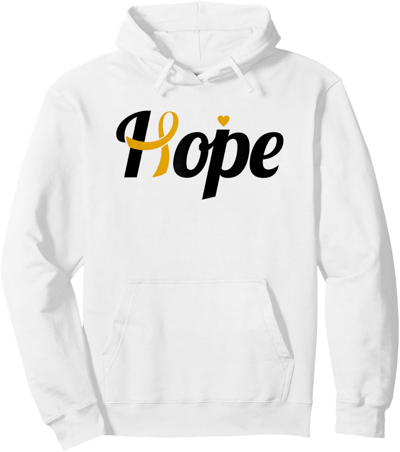 Hope - Childhood Cancer Support Shirt For Childhood Cancer Hoodie - Hoodie | White