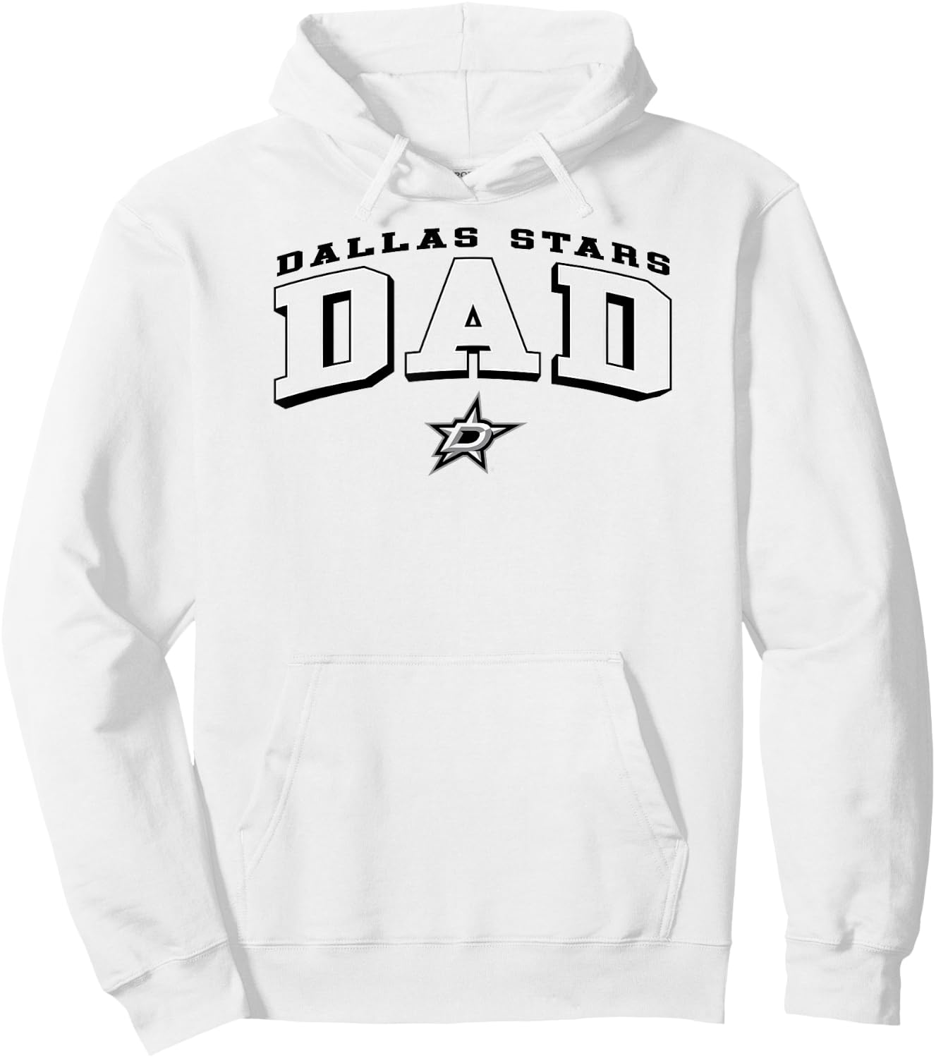 Dallas Stars Dad Arch Green NHL Officially Licensed Hoodie - Hoodie | White