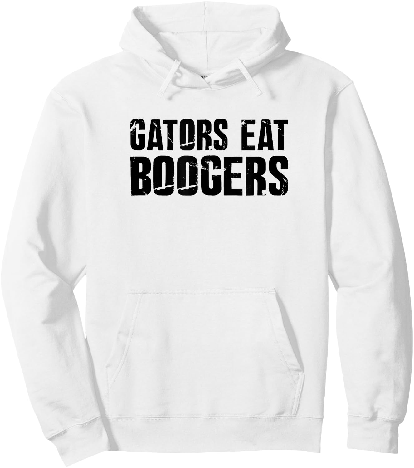 Gators Eat Boogers Red Hoodie - Hoodie | White