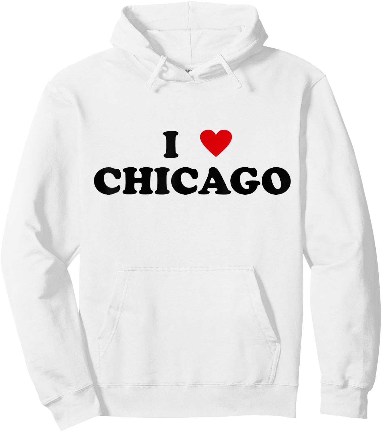 I Heart USA City - I Love Chicago Hoodie - Hoodie | White
