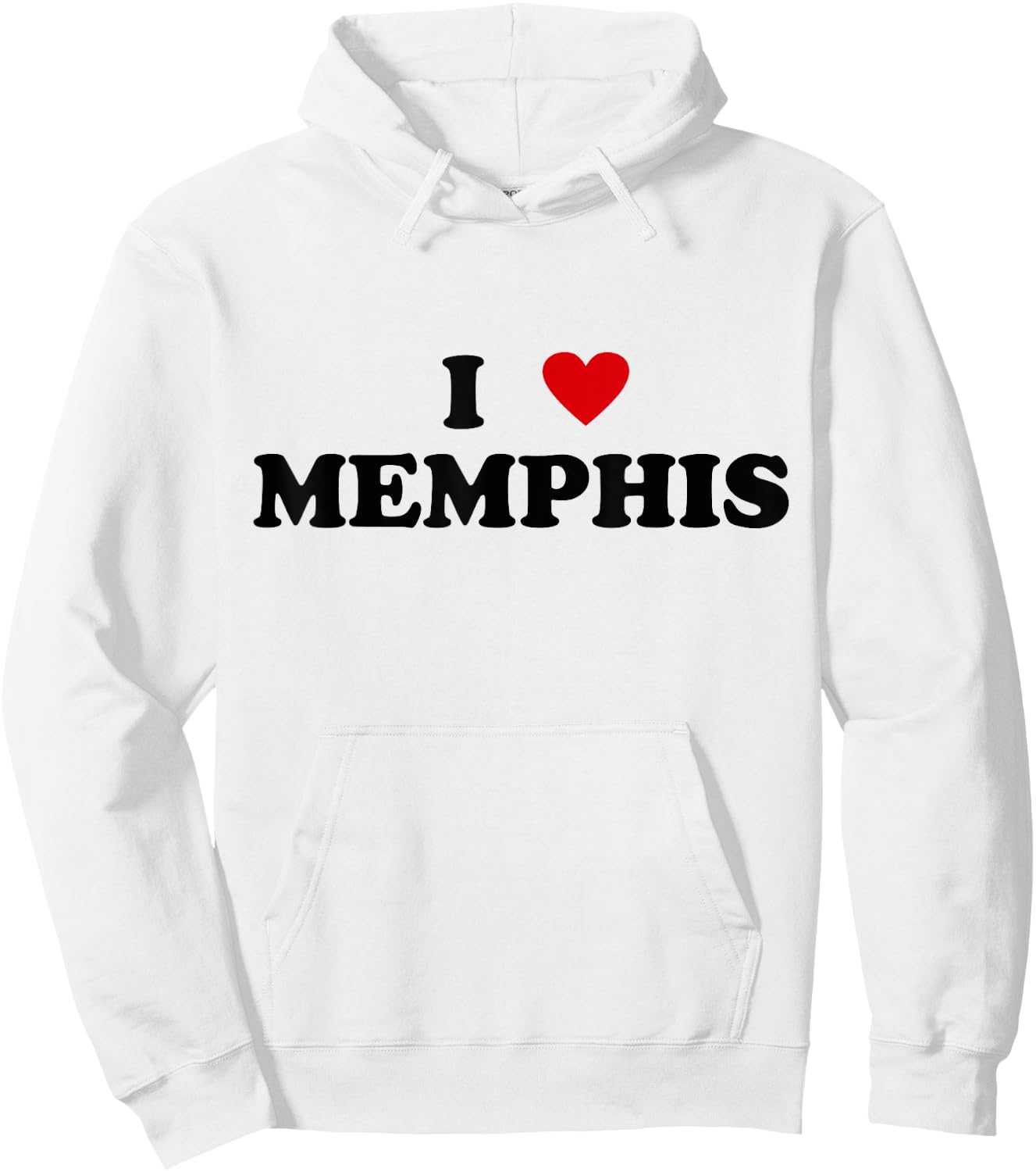 I Heart USA City - I Love Memphis Hoodie - Hoodie | White