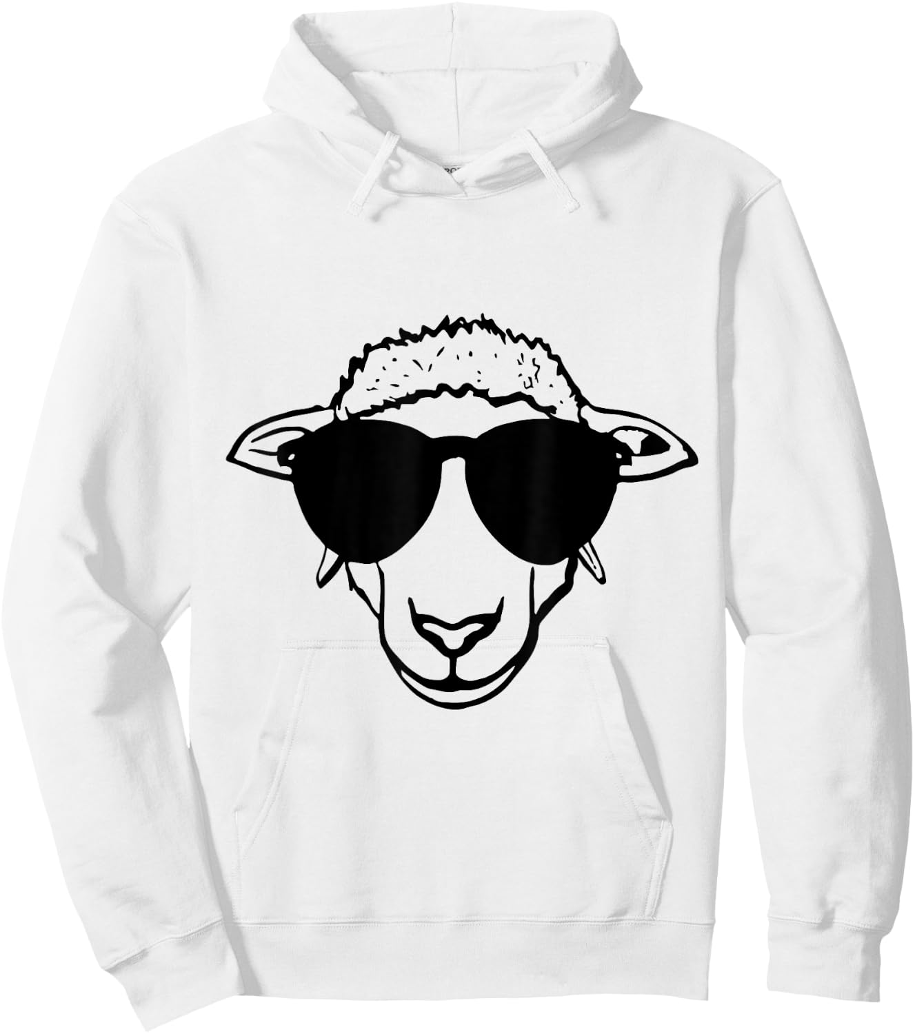 Cooles Schaf mit Sonnenbrille Hoodie - Hoodie | White