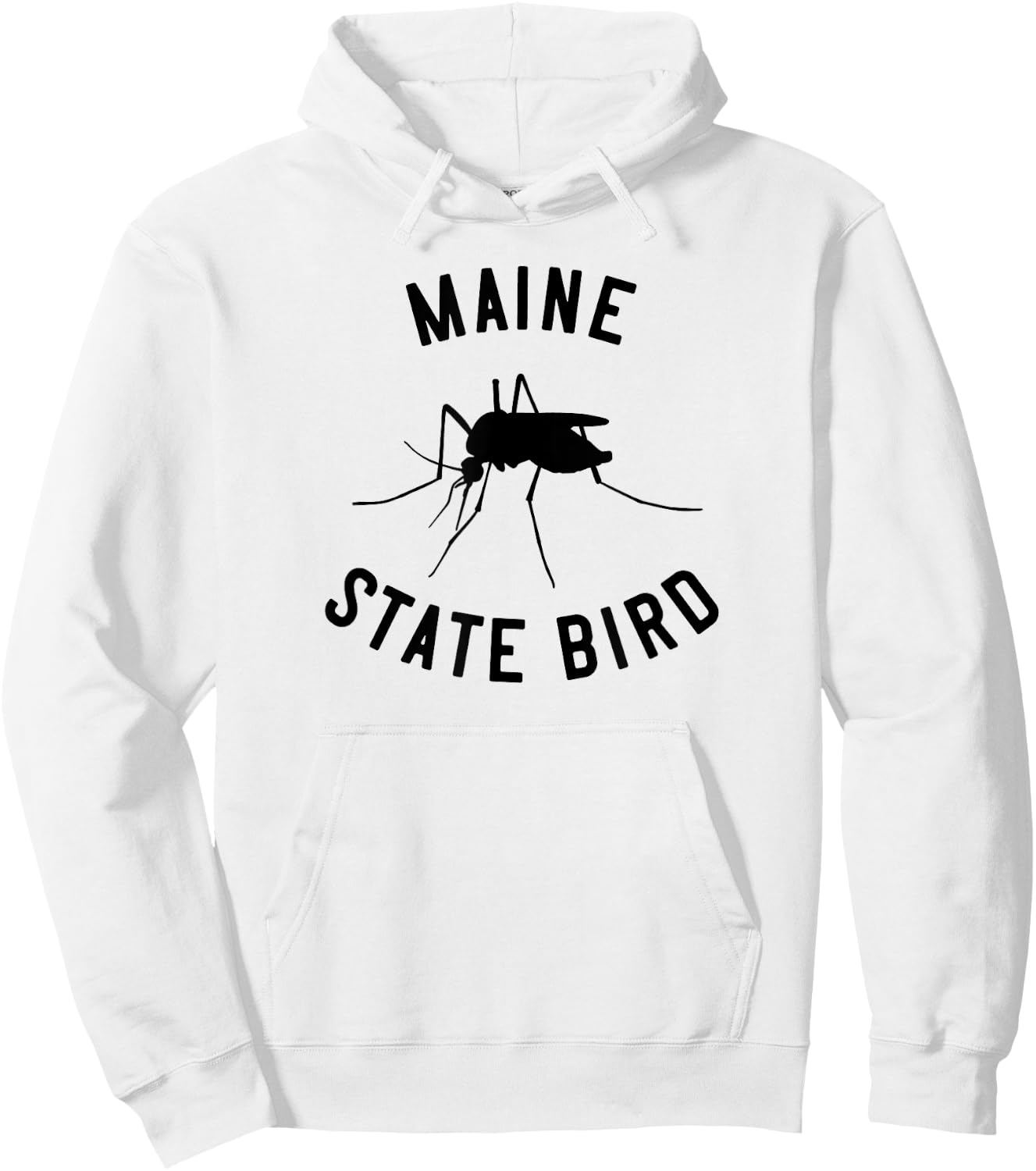Classic Maine Mosquito State Bird Hoodie - Hoodie | White