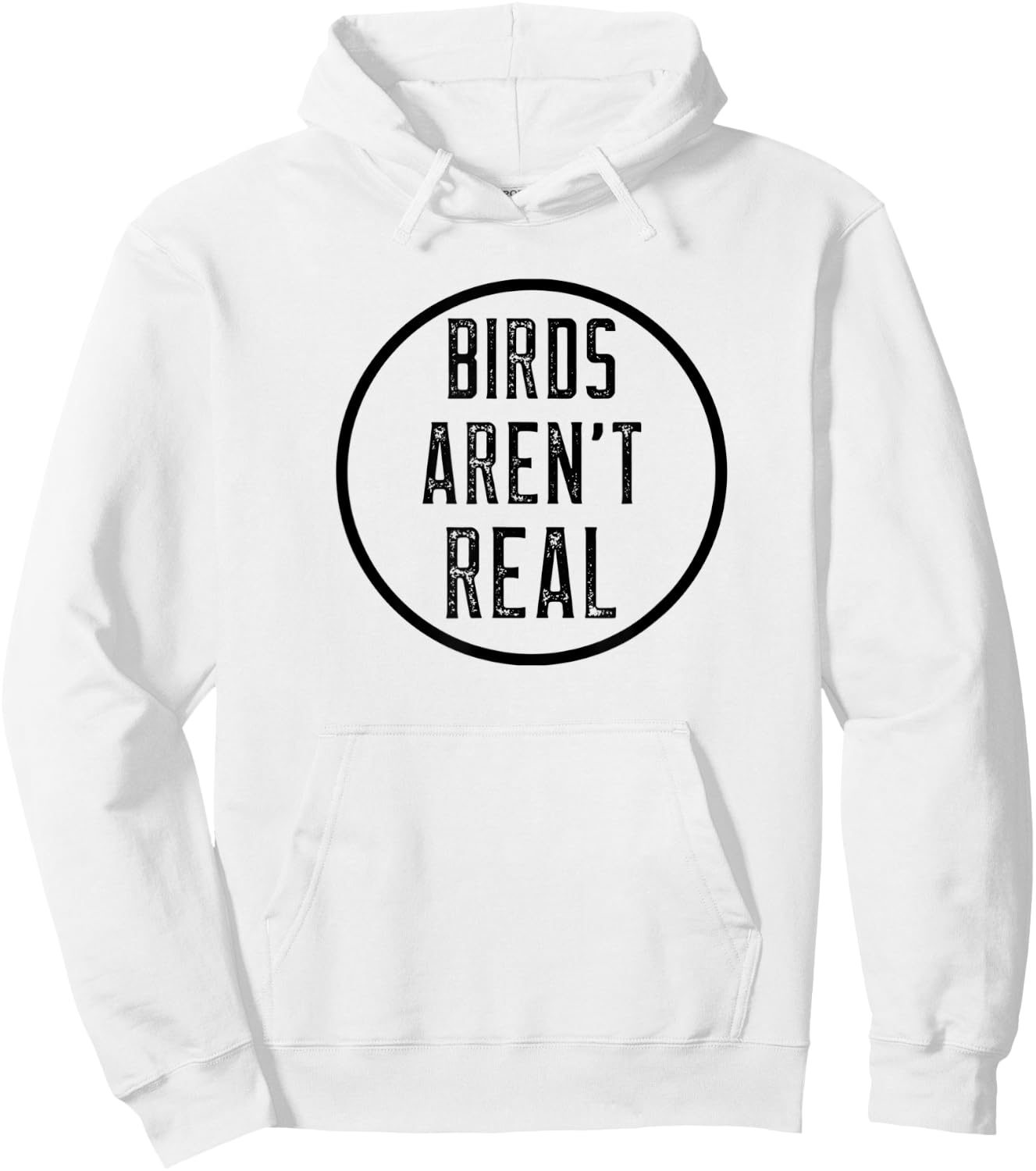Birds Aren't Real Conspiracy Gen Z Design Hoodie - Hoodie | White