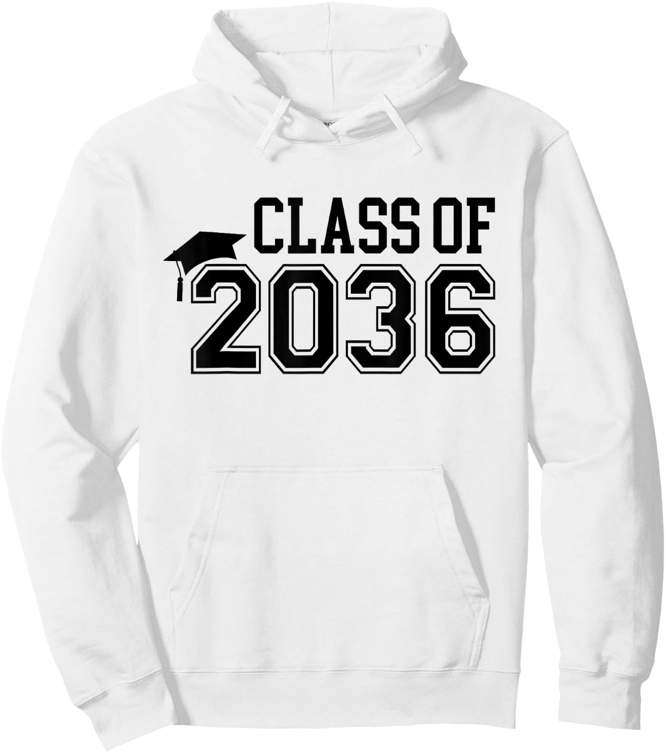 Class of 2036 First Day of School Graduation Boys Girls Kids Hoodie - Hoodie | White