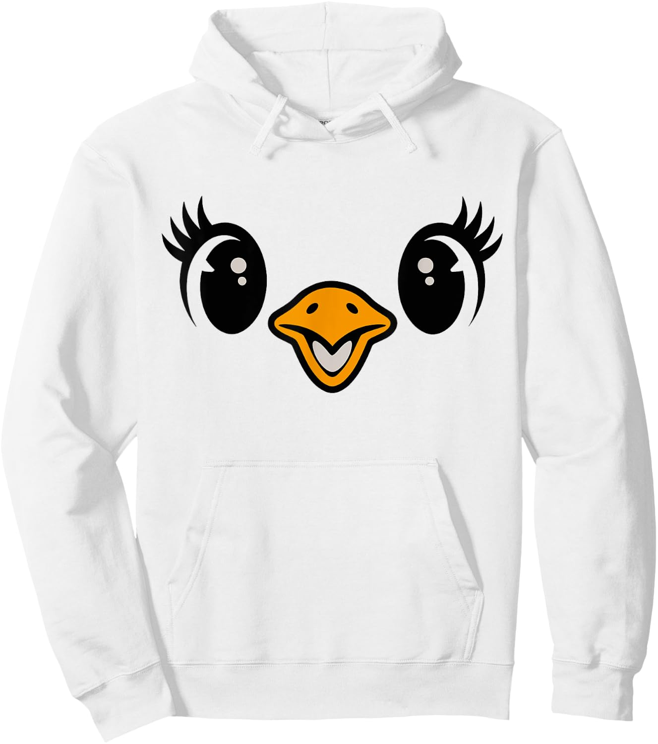 Halloween Chick Face Costume Kids Cute Baby Chicken Hoodie - Hoodie | White