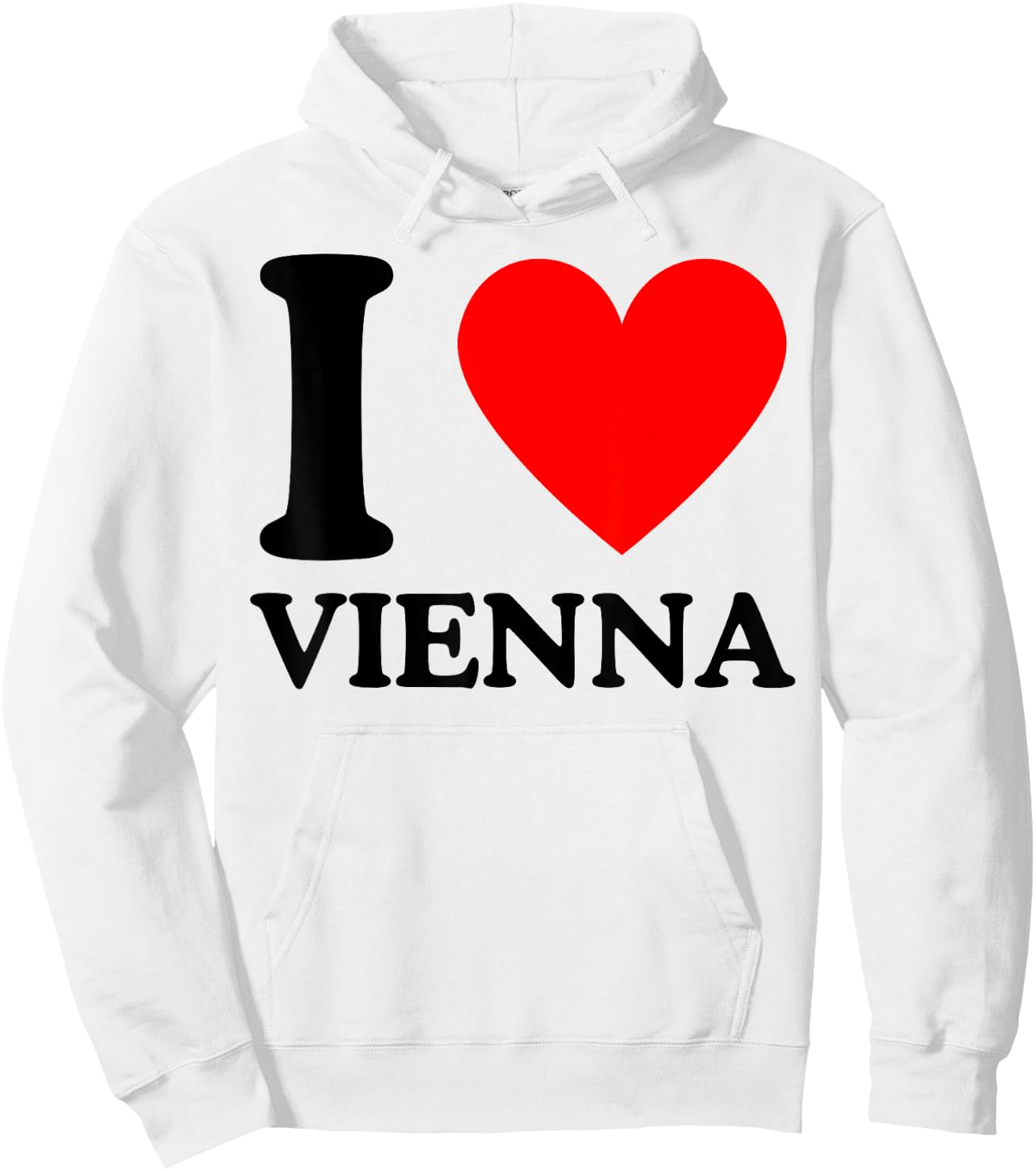 I Love Vienna - Ich liebe Wien Hoodie - Hoodie | White
