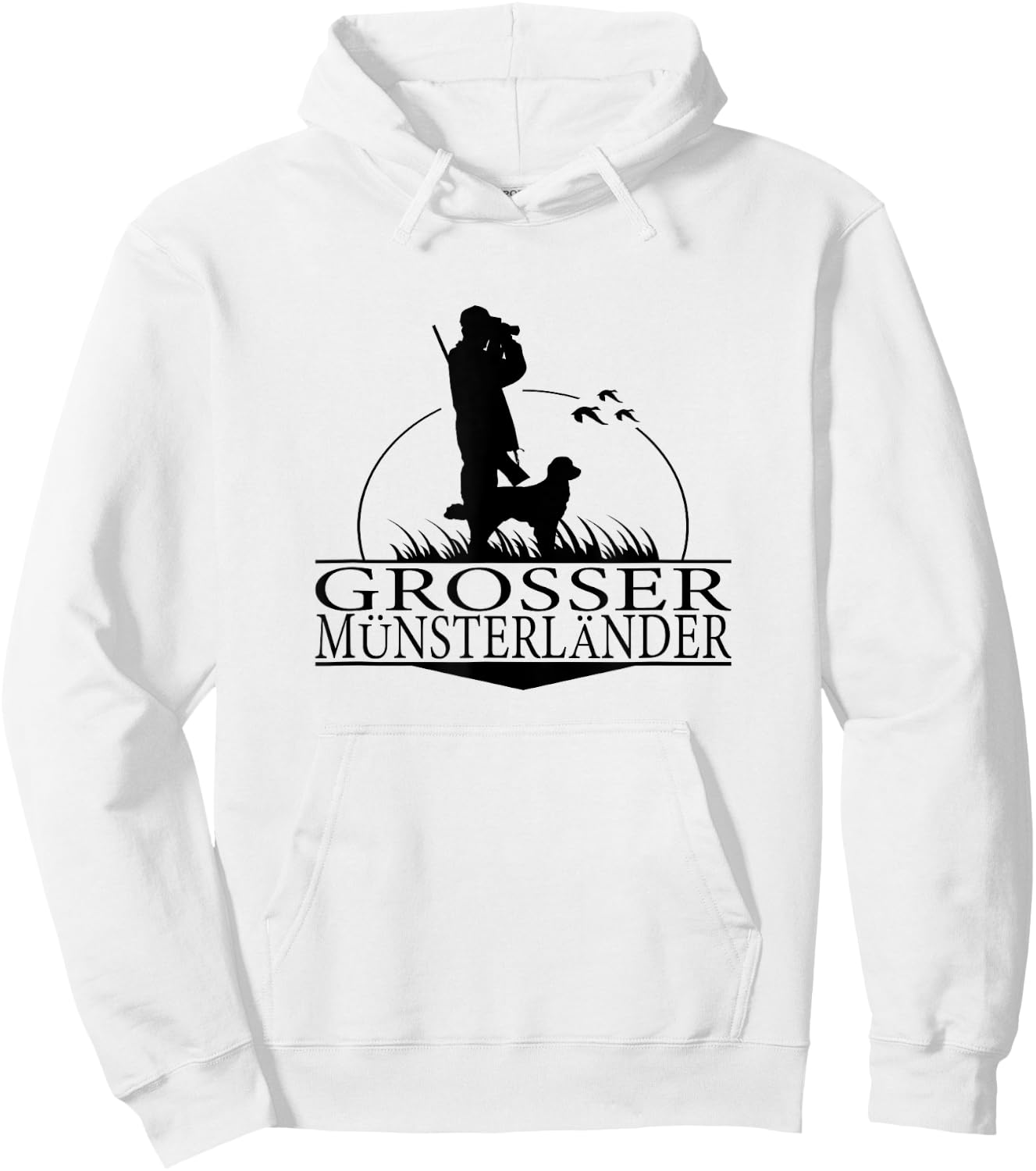 Large Münsterländer Hunting Dogs Hunter Hunting Dog Women Hoodie - Hoodie | White