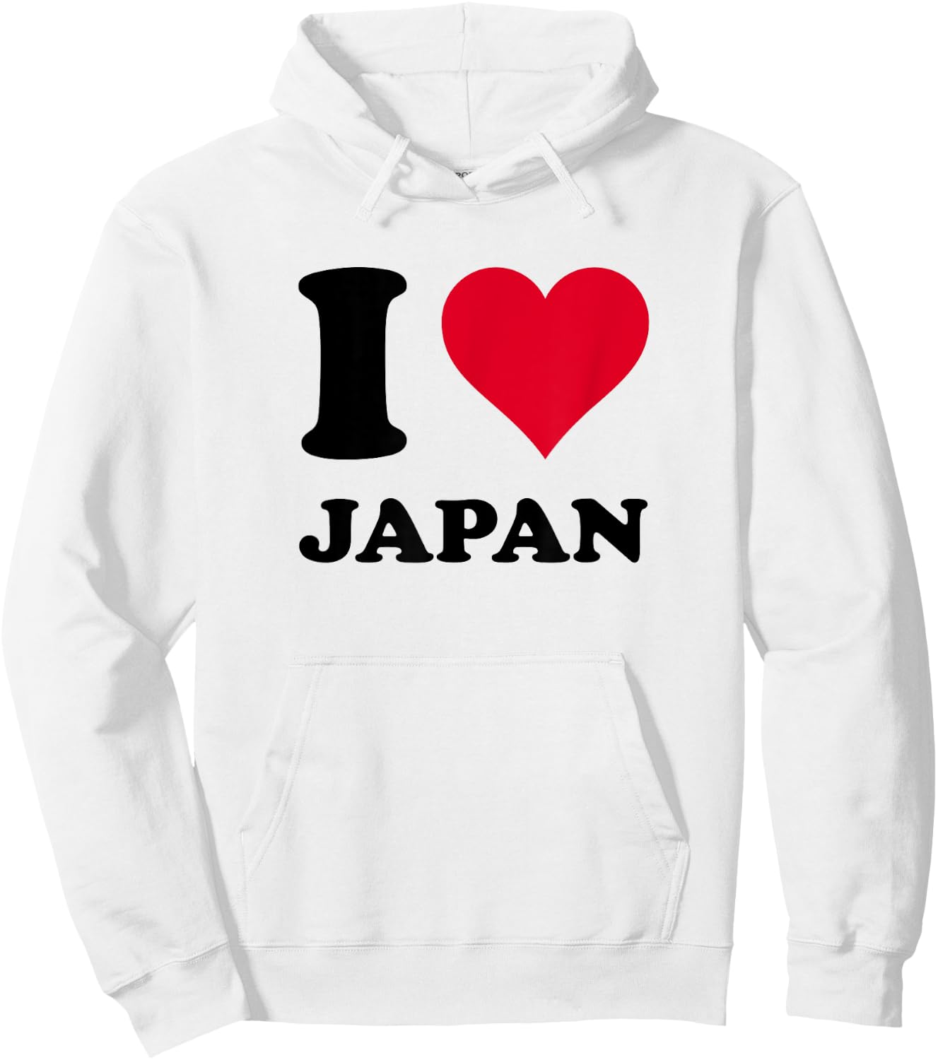 I Love Japan Hoodie - Hoodie | White