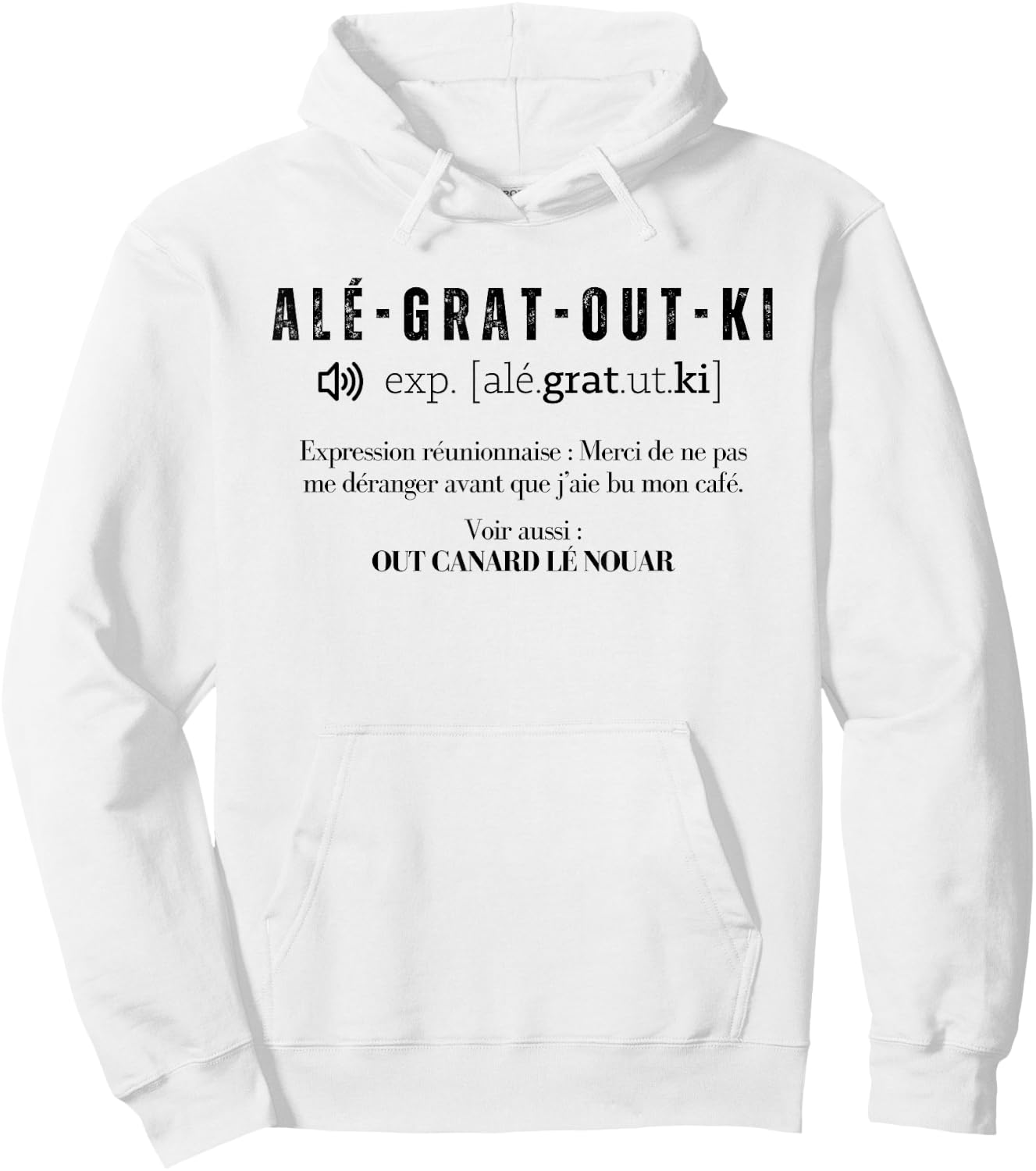 Funny Ale Grat Out ki Lovers Reunion Island , white, S Hoodie - Hoodie | White